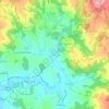 Topografische kaart Mitterndorf, hoogte, reliëf