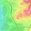 Topografische kaart Pod Górą, hoogte, reliëf