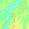 Topografische kaart Mar de Plata, hoogte, reliëf