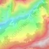 Topografische kaart Jakhol, hoogte, reliëf
