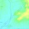 Topografische kaart Fuente Salguera, hoogte, reliëf