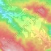 Topografische kaart Ñuka Kichá, hoogte, reliëf