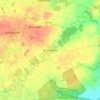Topografische kaart Kronshorst, hoogte, reliëf