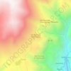 Topografische kaart San Martín de Chinchagoza, hoogte, reliëf