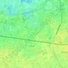 Topografische kaart Rauwelkoven, hoogte, reliëf