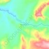 Topografische kaart Barão de Guaicuhy, hoogte, reliëf
