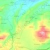 Topografische kaart Klari, hoogte, reliëf