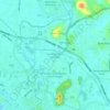 Topografische kaart Kampung Mata Kuching, hoogte, reliëf