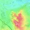 Topografische kaart el Vedat, hoogte, reliëf