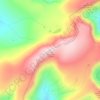 Topografische kaart Creag Mèagaidh, hoogte, reliëf