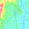 Topografische kaart Chelo, hoogte, reliëf