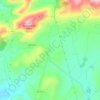 Topografische kaart Foia Regina, hoogte, reliëf