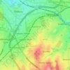 Topografische kaart Merrivale, hoogte, reliëf