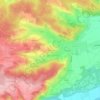 Topografische kaart Tödtenberg, hoogte, reliëf