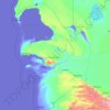 Topografische kaart Balkan, hoogte, reliëf