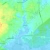 Topografische kaart Guttau, hoogte, reliëf