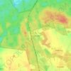 Topografische kaart Klosnowo, hoogte, reliëf