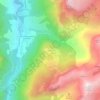 Topografische kaart Lachat, hoogte, reliëf