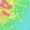 Topografische kaart Svetičko Hrašće, hoogte, reliëf