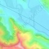 Topografische kaart Poiana, hoogte, reliëf