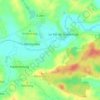 Topografische kaart Audviller, hoogte, reliëf