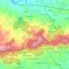 Topografische kaart Buntal, hoogte, reliëf