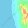Topografische kaart Sabang, hoogte, reliëf
