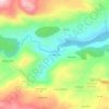 Topografische kaart Los Hermanos, hoogte, reliëf