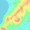 Topografische kaart Boot, hoogte, reliëf