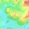 Topografische kaart Haut de France, hoogte, reliëf