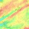 Topografische kaart Spase, hoogte, reliëf