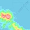 Topografische kaart Paradise Cay, hoogte, reliëf