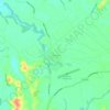 Topografische kaart Te Kowhai, hoogte, reliëf