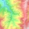 Topografische kaart Dharot, hoogte, reliëf