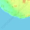 Topografische kaart Colchester, hoogte, reliëf