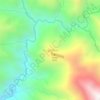 Topografische kaart Tsinga Mulu, hoogte, reliëf