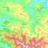 Topografische kaart Maricao, hoogte, reliëf