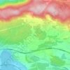 Topografische kaart Trabenig, hoogte, reliëf