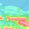 Topografische kaart Riego, hoogte, reliëf