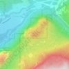 Topografische kaart Slhanay, hoogte, reliëf
