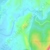 Topografische kaart Mount Sipit Ulang, hoogte, reliëf