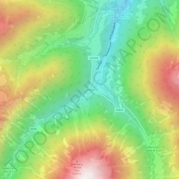 Topografische kaart Gomagoi, hoogte, reliëf
