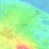 Topografische kaart Satjendorf, hoogte, reliëf