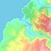 Topografische kaart Purema, hoogte, reliëf