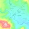 Topografische kaart Muyuna, hoogte, reliëf