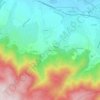 Topografische kaart La Seignarié, hoogte, reliëf