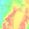 Topografische kaart Lucmayan, hoogte, reliëf