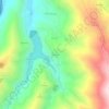 Topografische kaart Temelli, hoogte, reliëf