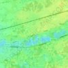 Topografische kaart Ezaart, hoogte, reliëf