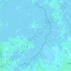Topografische kaart Surhuizumer Mieden, hoogte, reliëf